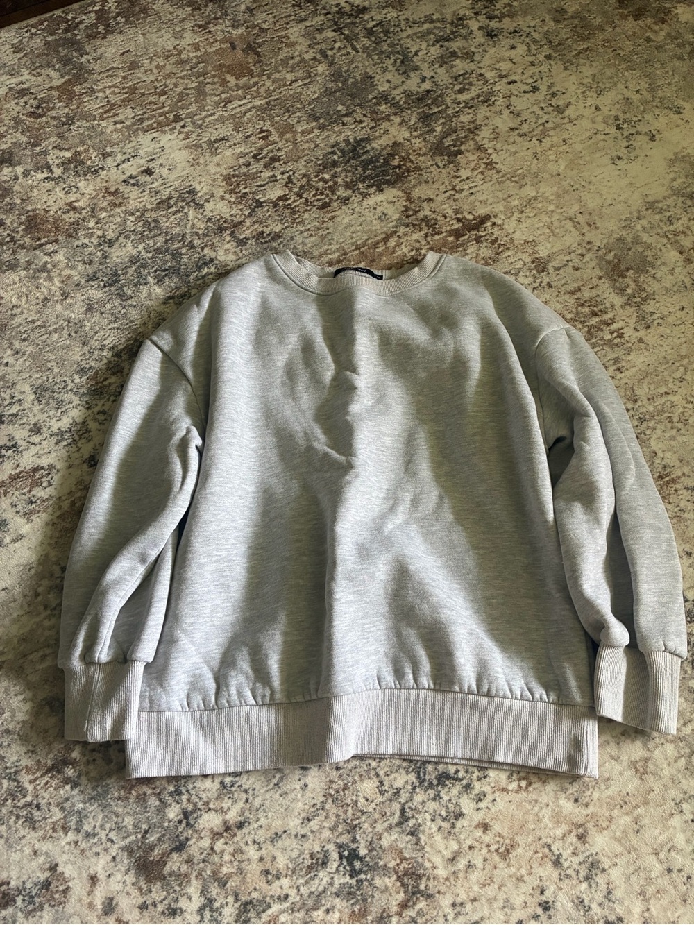 Amazon Women's Light Gray Crewneck Sweater